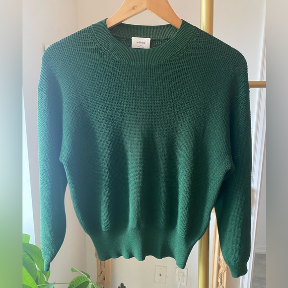 Wilfred 3/4 Sleeve Sweater, size XS, green, worn once - Picture 1 of 5